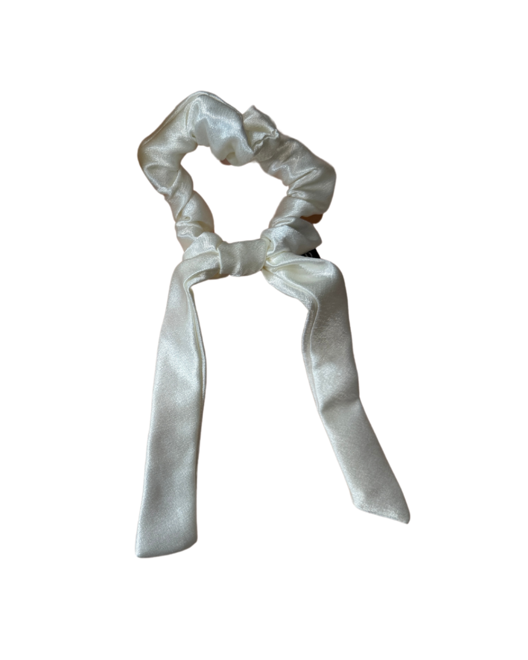 Amber Satin Ribbon Scrunchie (Two Sizes)