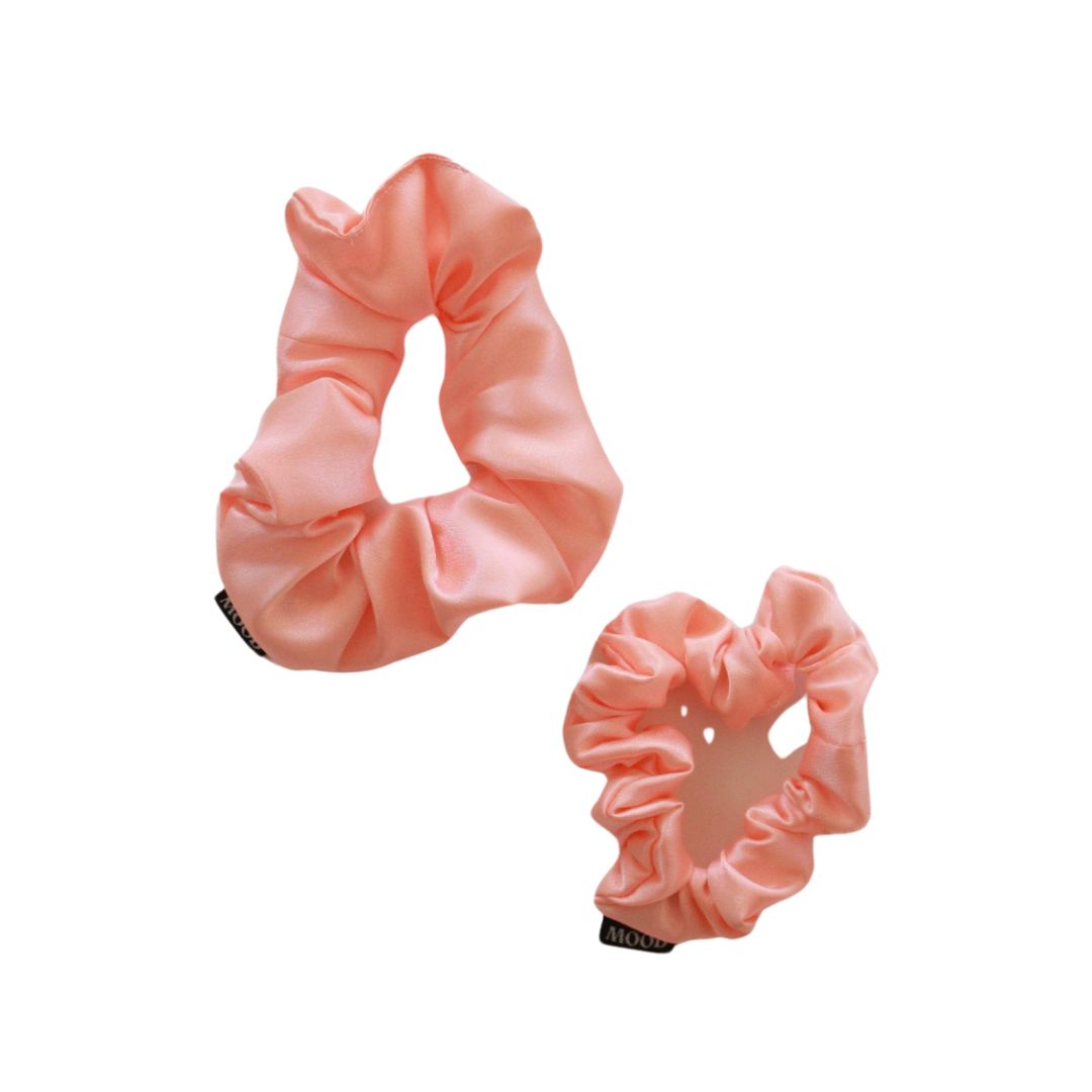 Coral Hybrid Elastic Hair Ties (3 Sizes)
