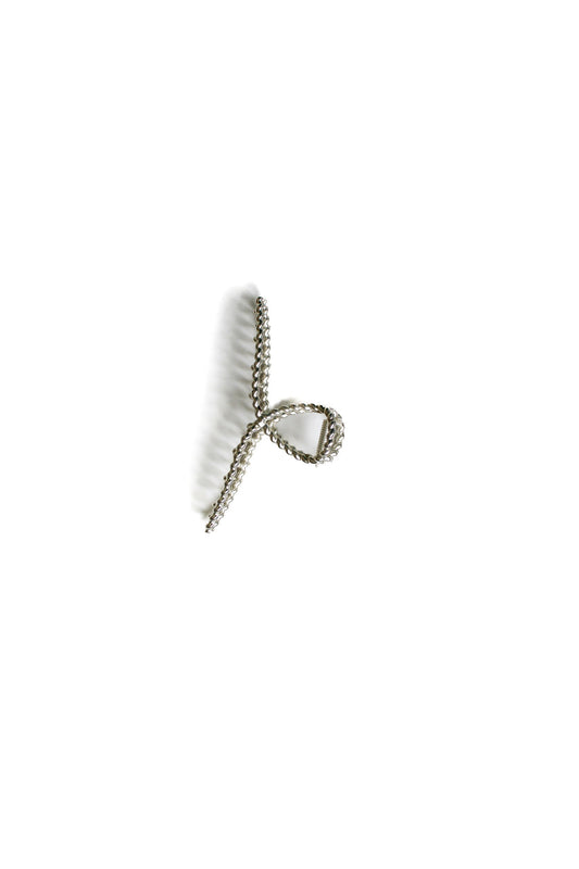 Matte Silver Claw Clip Great Comfortable Hold