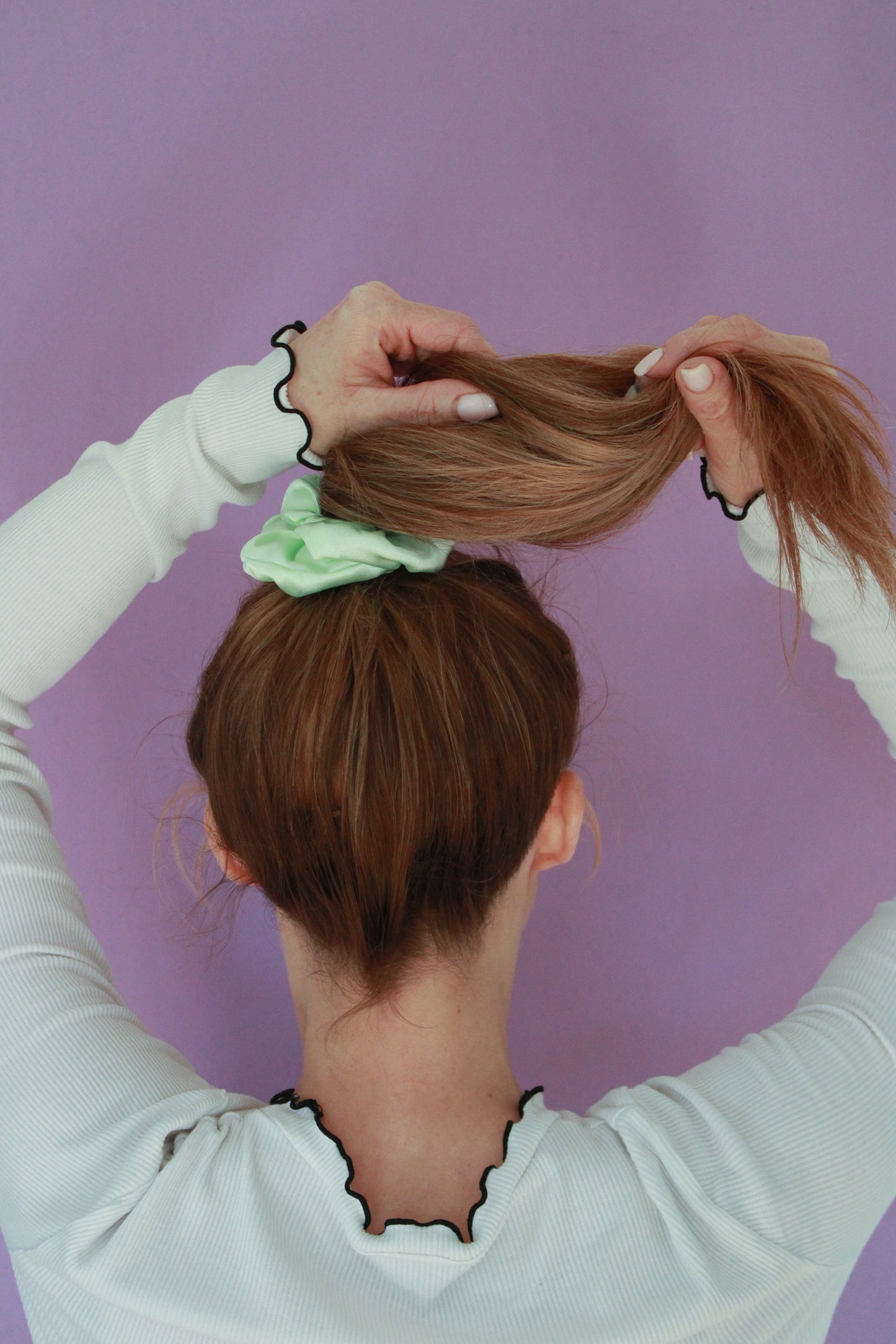 Lime Hybrid Elastic Hair Ties (3 Sizes)