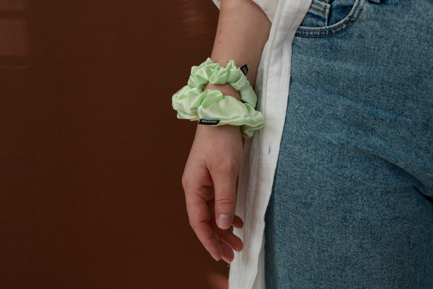 Lime Hybrid Elastic Hair Ties (3 Sizes)