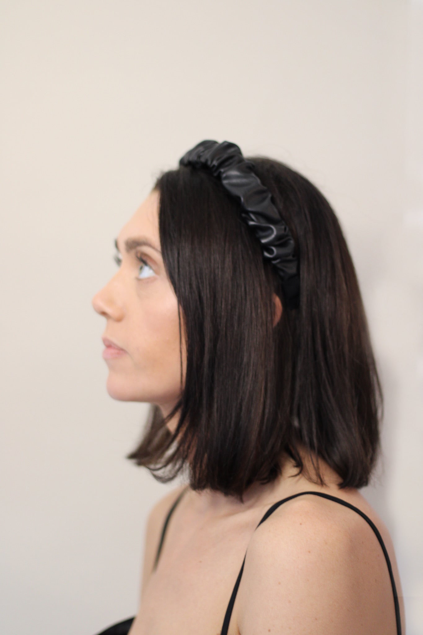 Black Leather Headband for any Occasion