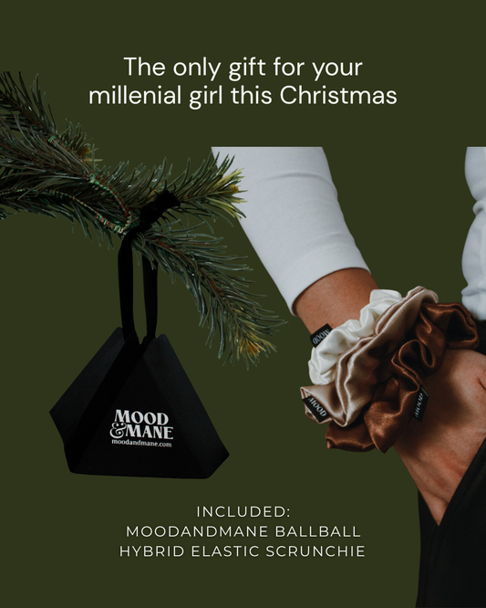 Christmas Mystery Hybrid Elastic Scrunchie (4 Sizes)