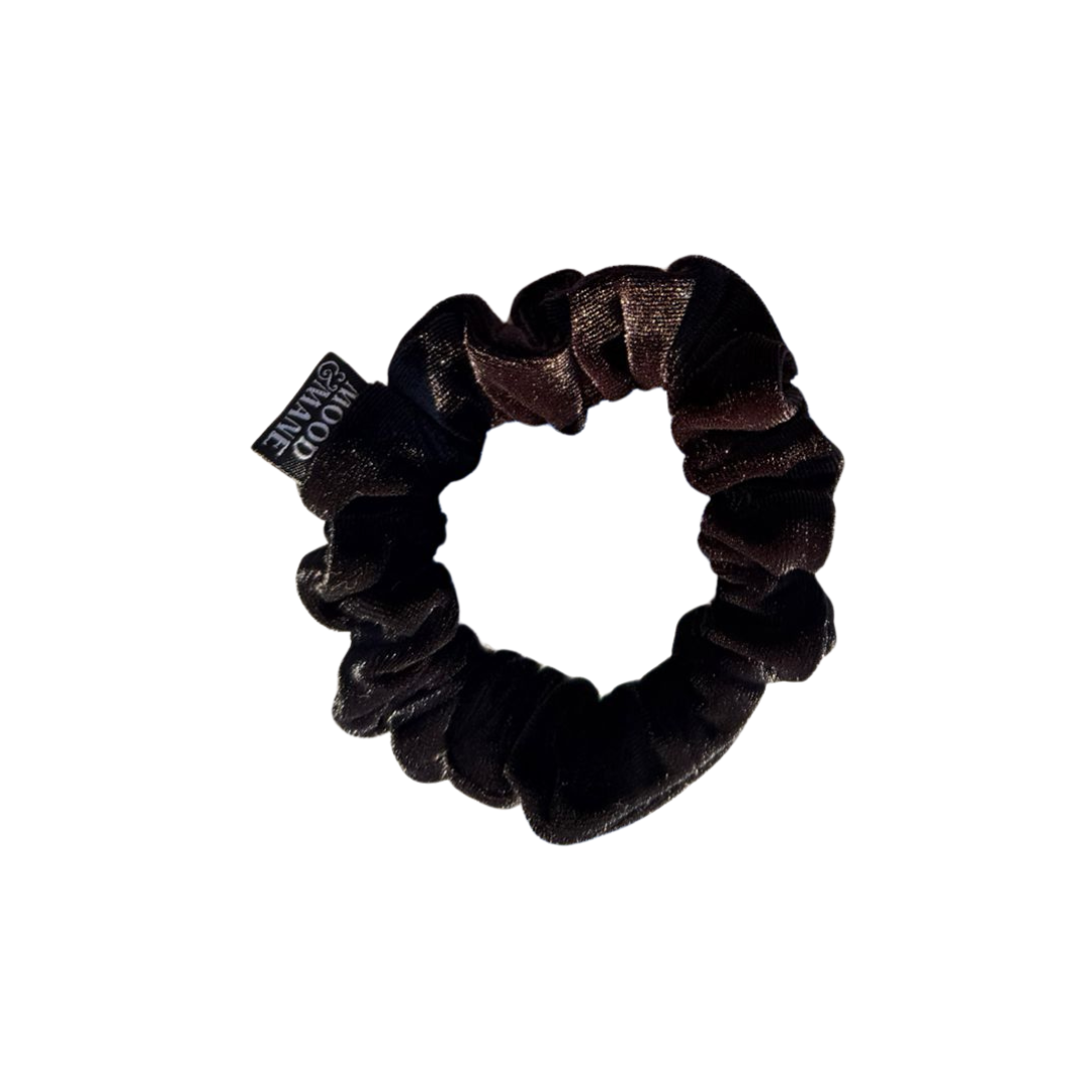 black velvet scrunchie for thick hair