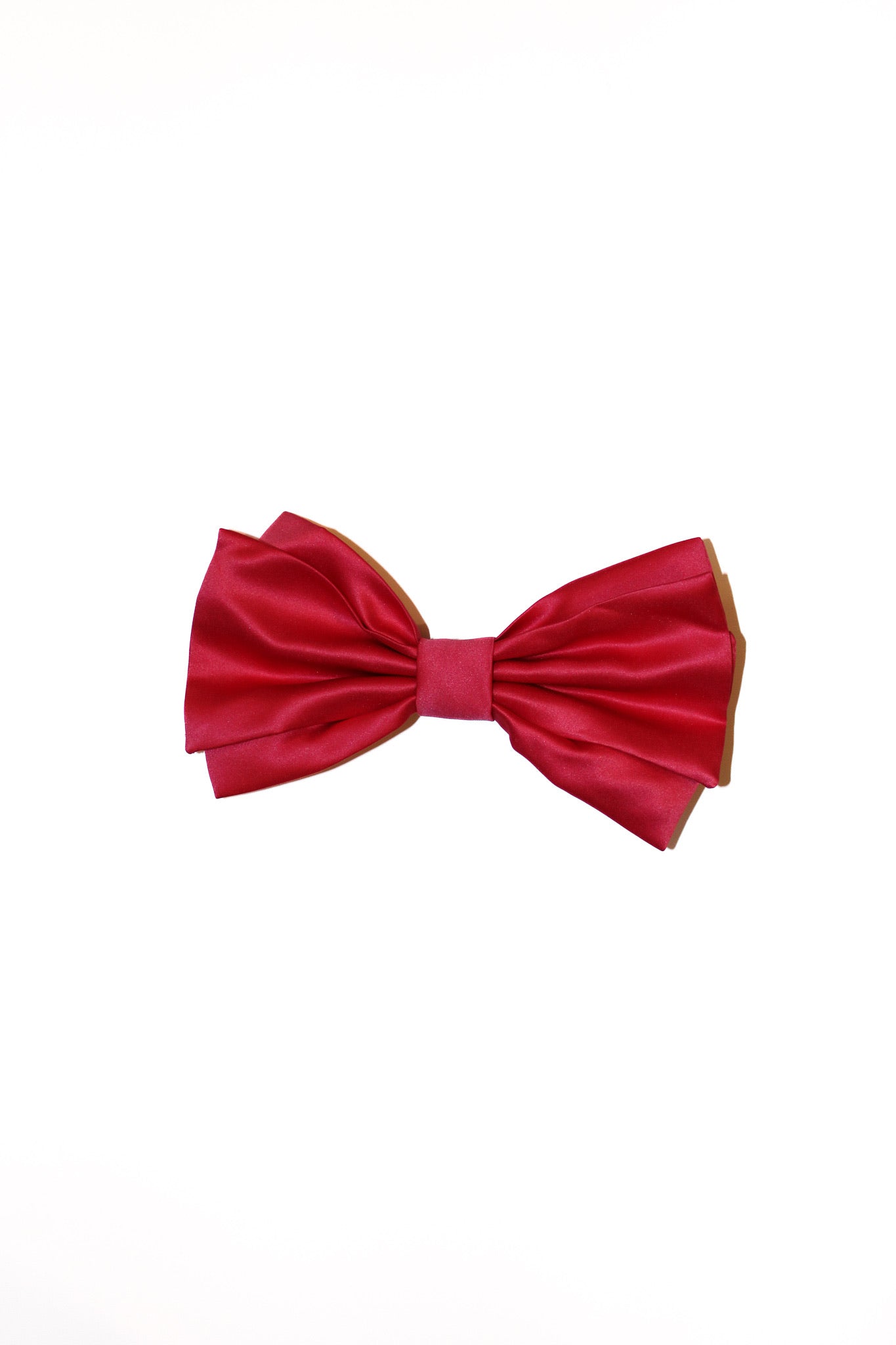 Annie Rosie Pink Satin Hair Bow