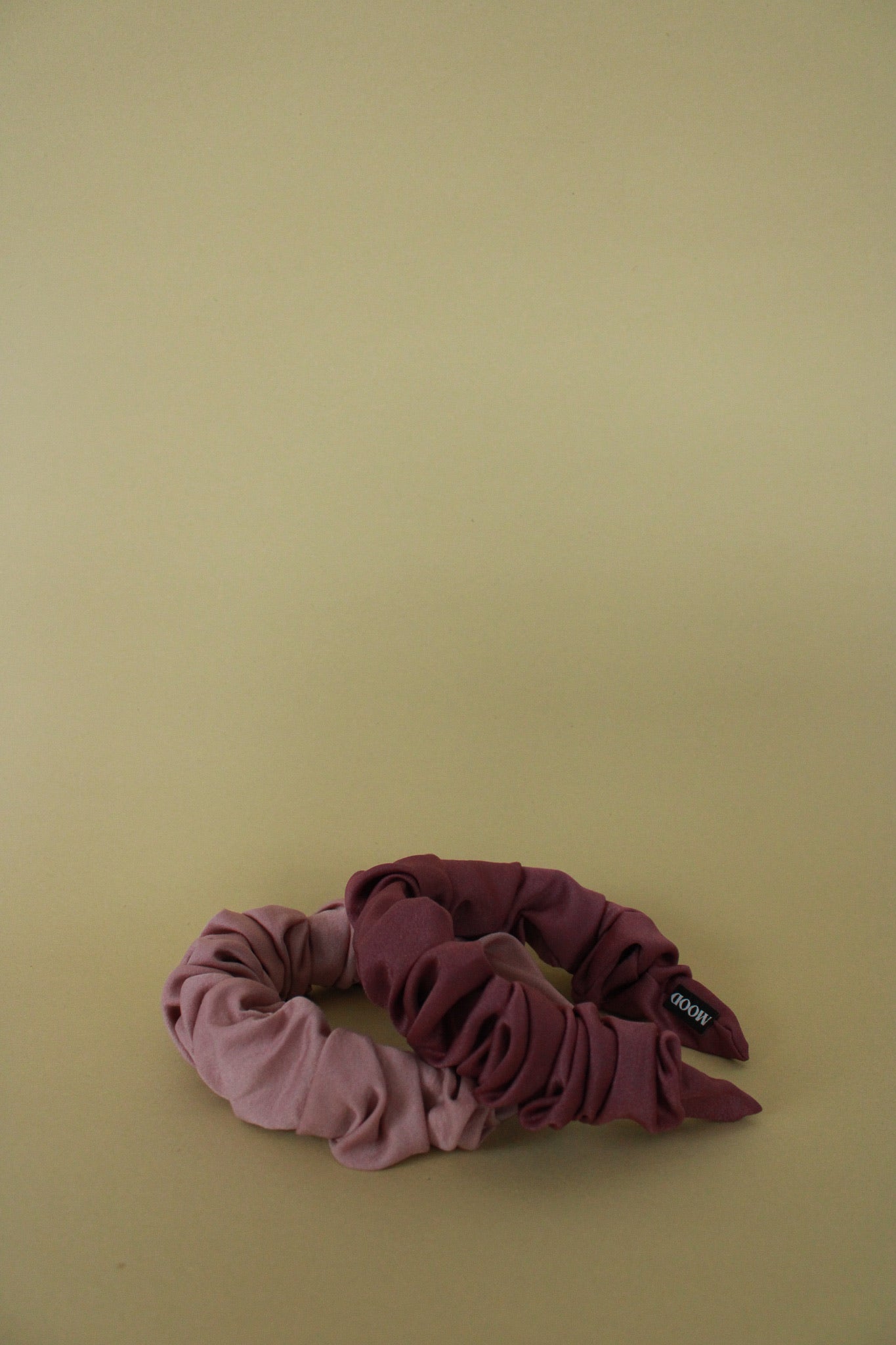 Faye Purply Wine Satin Wedding Headband 